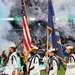 USS Russell (DDG 59) Color Guard Performs for San Diego Wave Futbol Club
