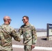 Maj. Gen Scott Naumann meets with service members