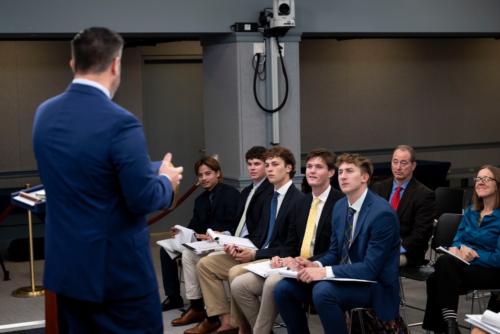 ATSD-PA Parnell Hosts St. Georges Students at the Pentagon