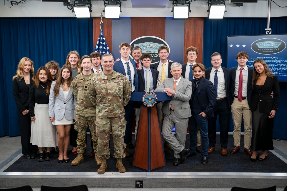 ATSD-PA Parnell Hosts St. Georges Students at the Pentagon