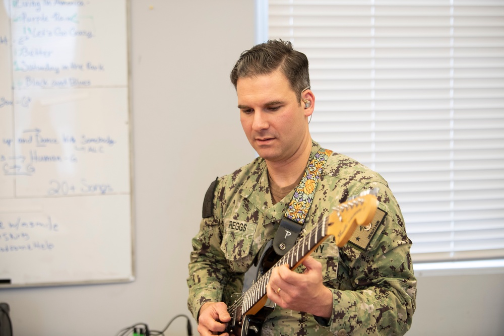 Navy Band Great Lakes Rehearsal
