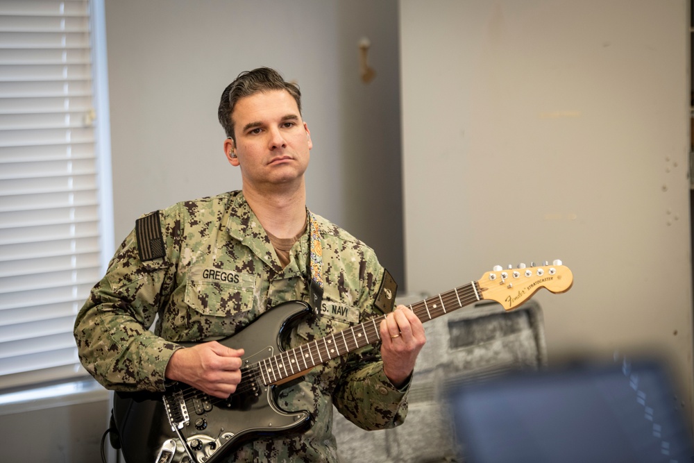 Navy Band Great Lakes Rehearsal