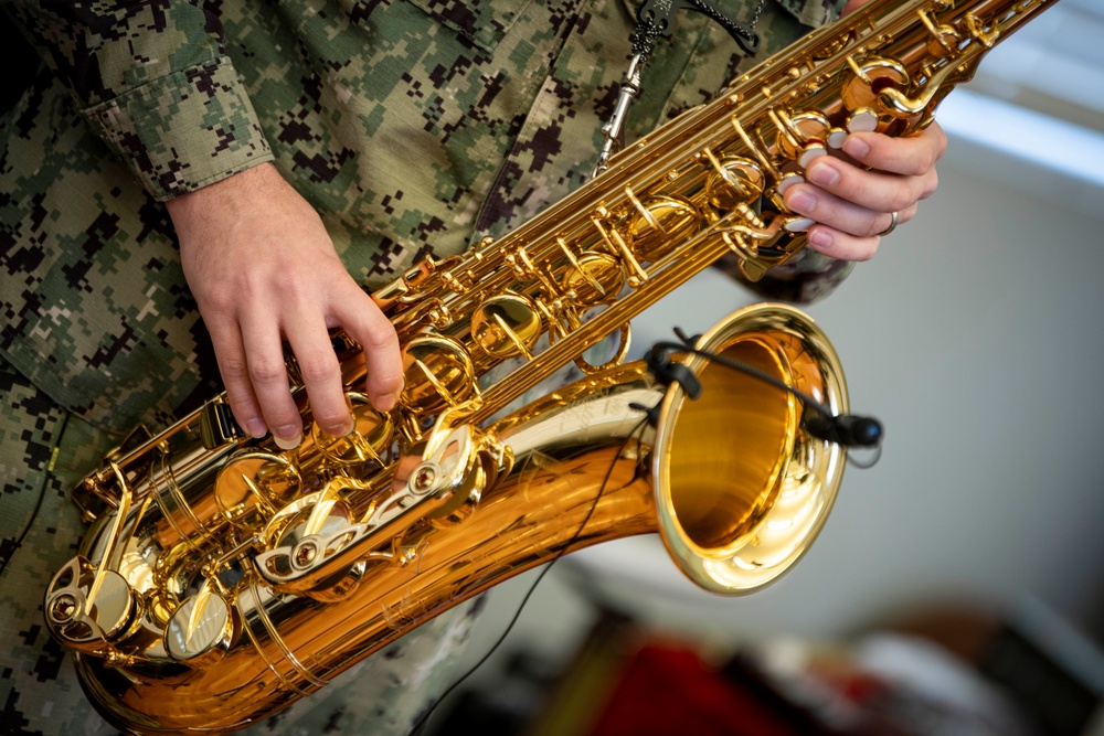 Navy Band Great Lakes Rehearsal