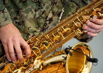 Navy Band Great Lakes Rehearsal