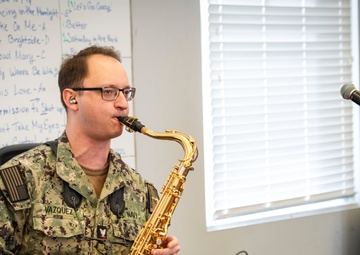 Navy Band Great Lakes Rehearsal