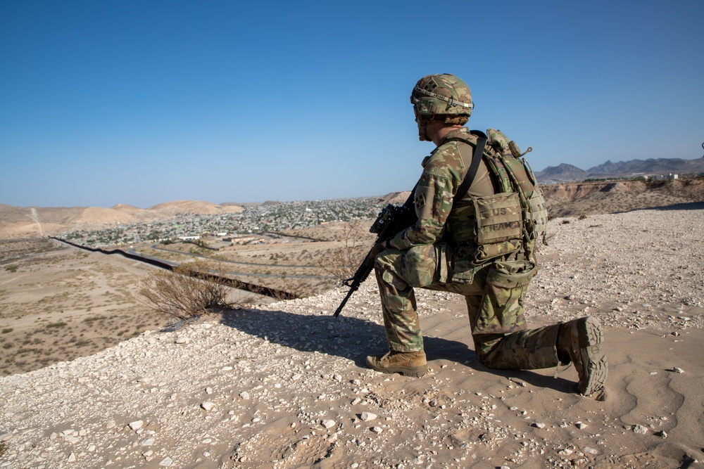 1st Battalion, 41st Infantry Regiment conducts patrols along the southern border
