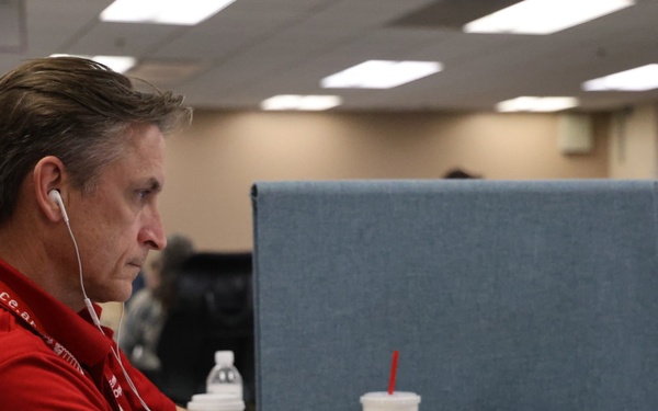 Jon Loxley working at JFO