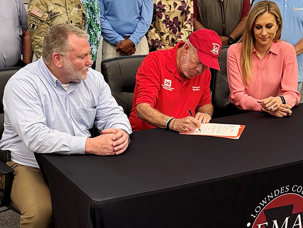 Hurricane Helene Debris removal officially completed during signing ceremony