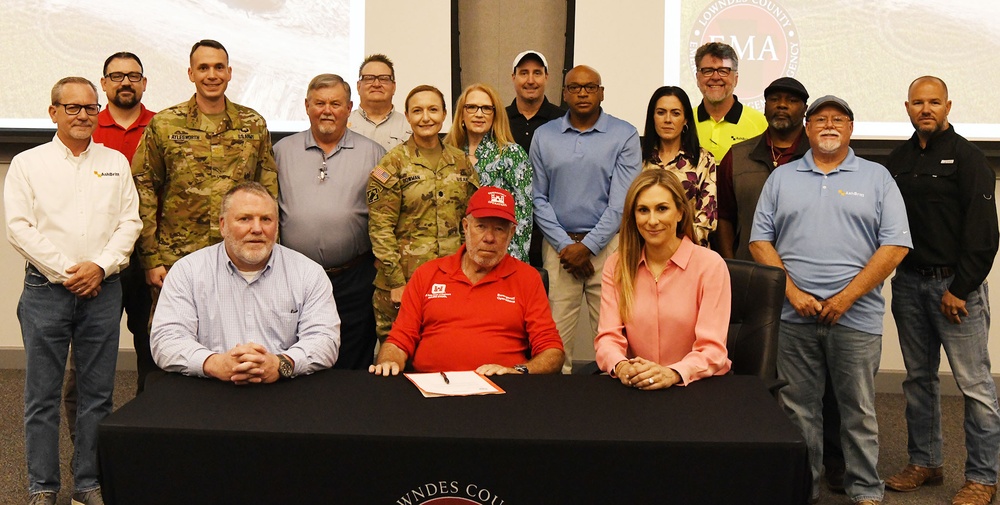 Hurricane Helene Debris removal officially completed during signing ceremony