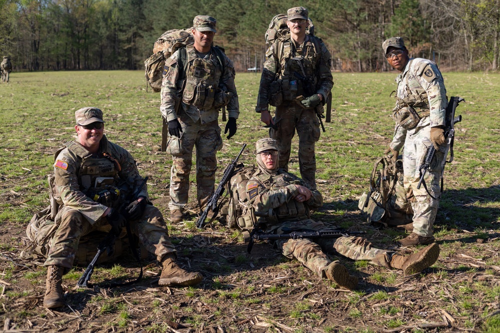 XVIII Airborne Corps Best Squad Competition Day Two: Land Navigation
