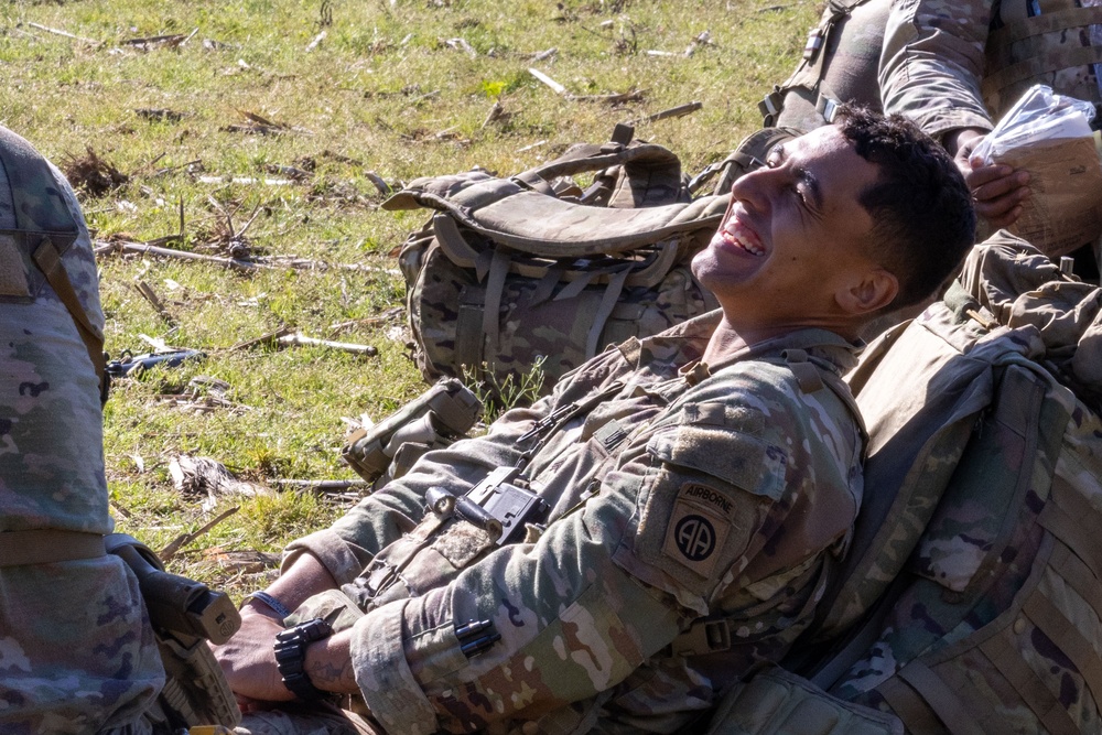 XVIII Airborne Corps Best Squad Competition Day Two: Land Navigation