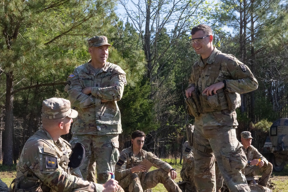 XVIII Airborne Corps Best Squad Competition Day Two: Land Navigation