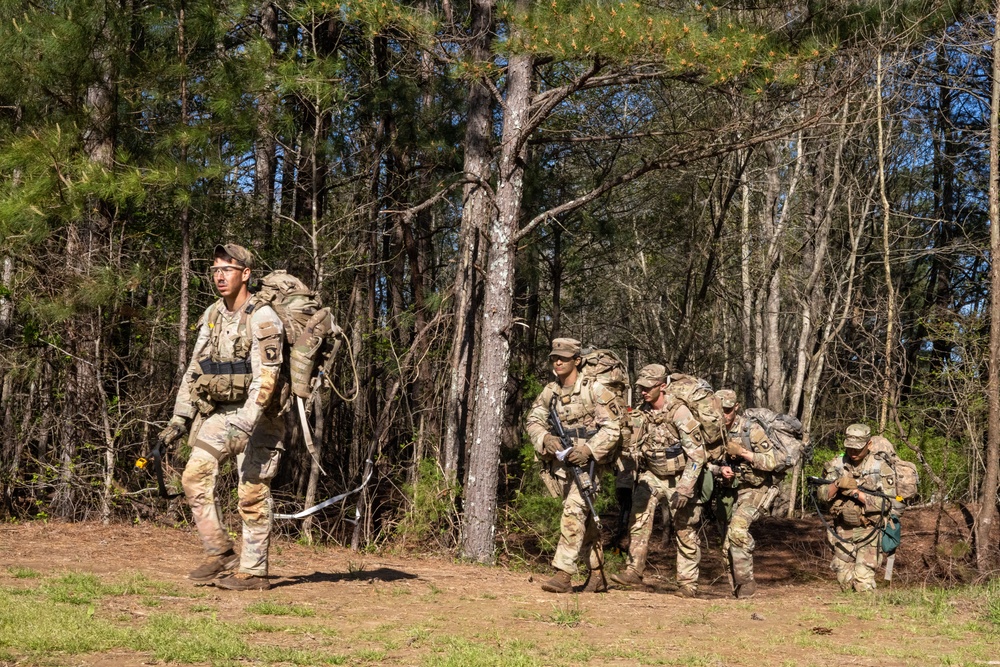 XVIII Airborne Corps Best Squad Competition Day Two: Land Navigation