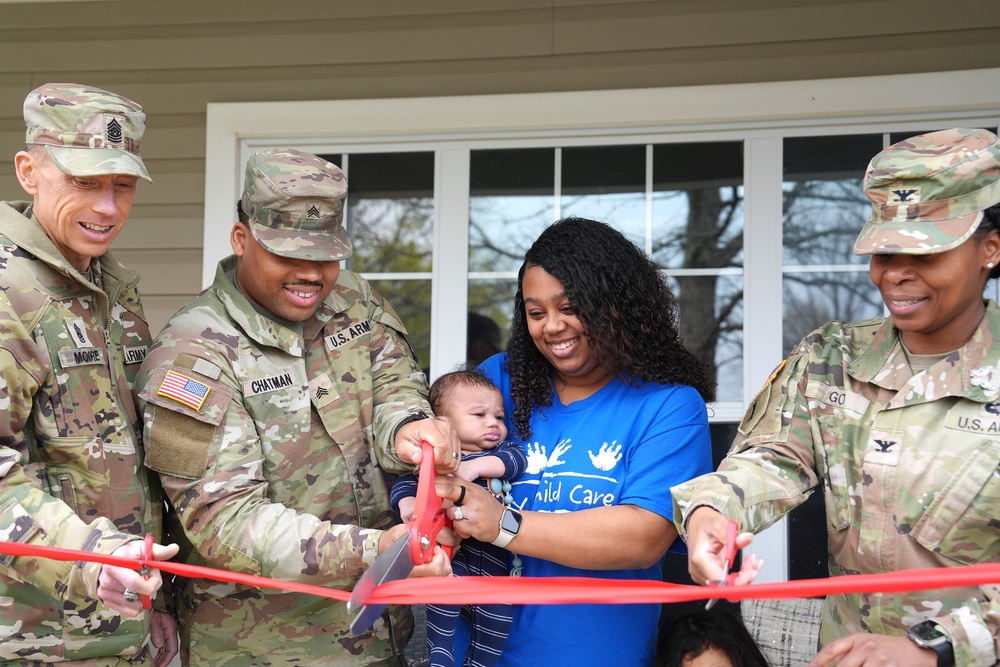 Fort Meade Welcomes New Family Child Care Home with Ribbon-Cutting Ceremony