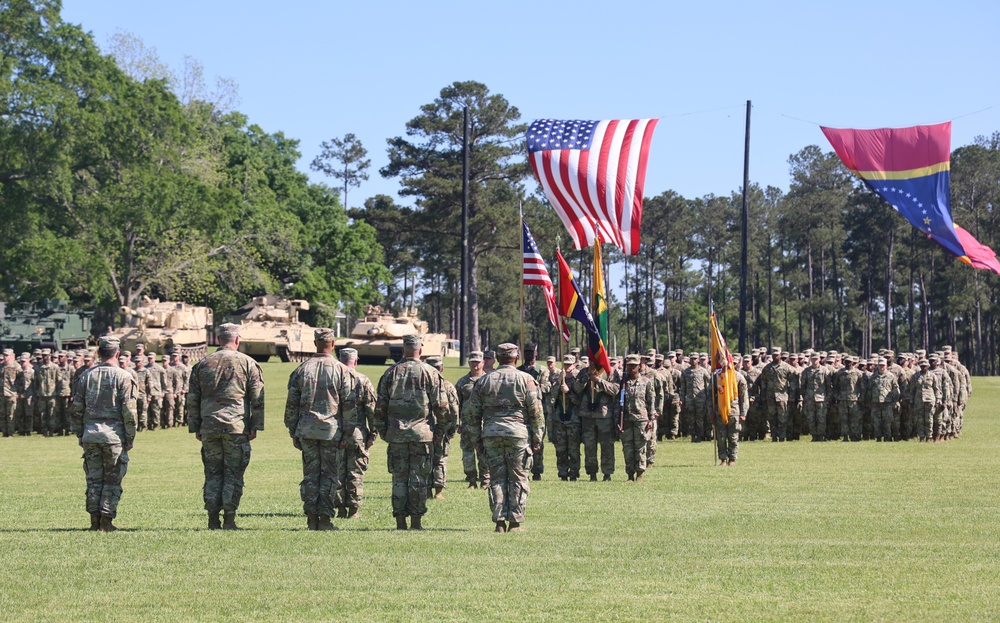 155ABCT Change Of Command Ceremony at Camp Shelby, April 12, 2025