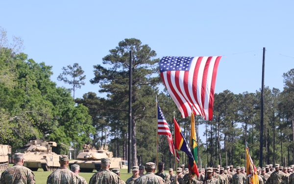 155ABCT Change Of Command Ceremony at Camp Shelby, April 12, 2025