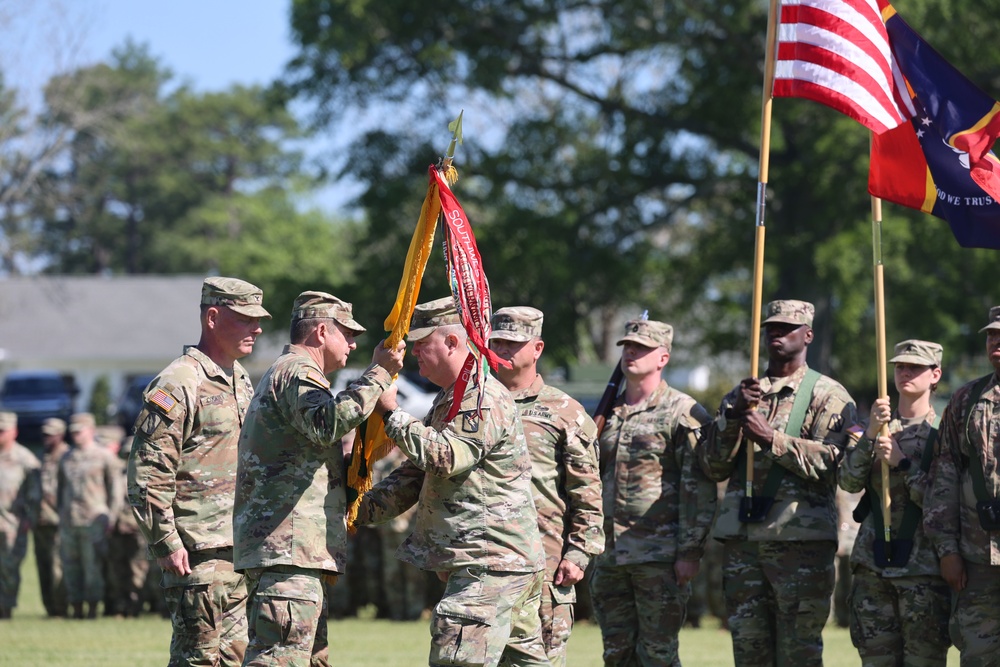 155ABCT Change Of Command Ceremony at Camp Shelby, April 12, 2025