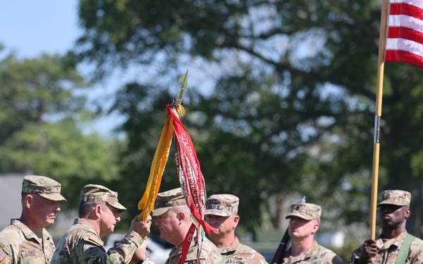 155ABCT Change Of Command Ceremony at Camp Shelby, April 12, 2025