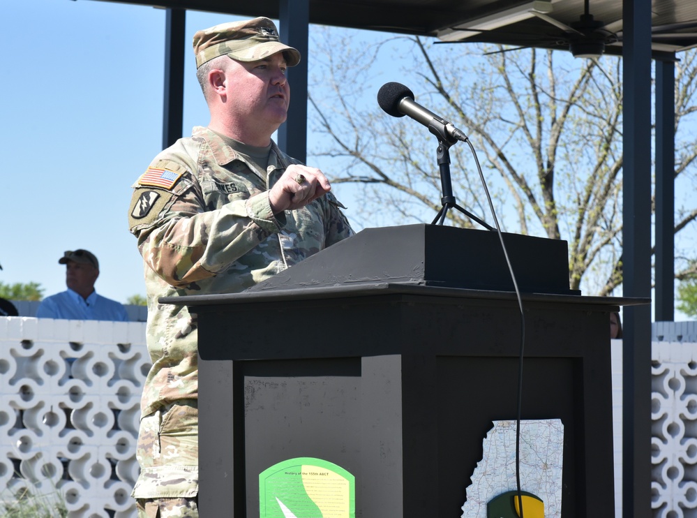 155ABCT Change Of Command Ceremony at Camp Shelby, April 12, 2025