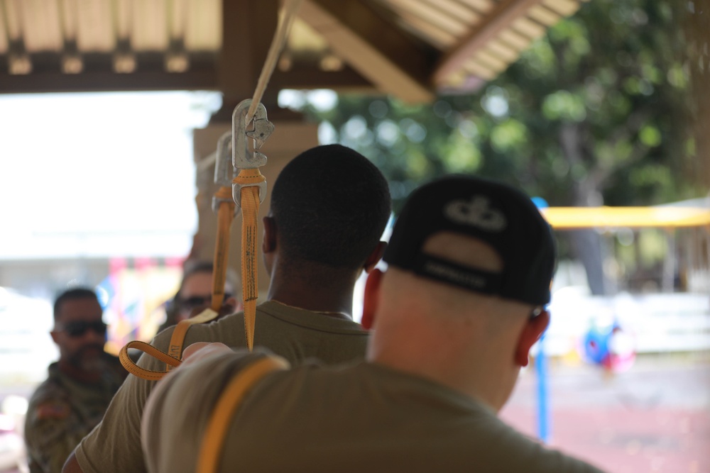 404 CA BN prepares to drop into Camp Santiago