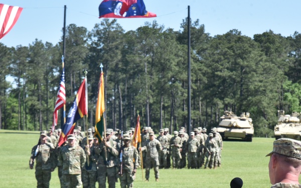 155ABCT Change Of Command Ceremony at Camp Shelby, April 12, 2025