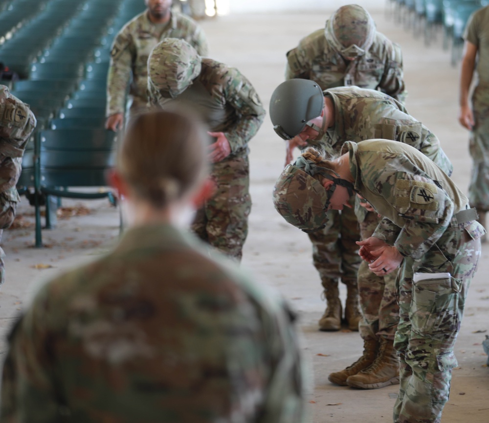 404 CA BN prepares to drop into Camp Santiago