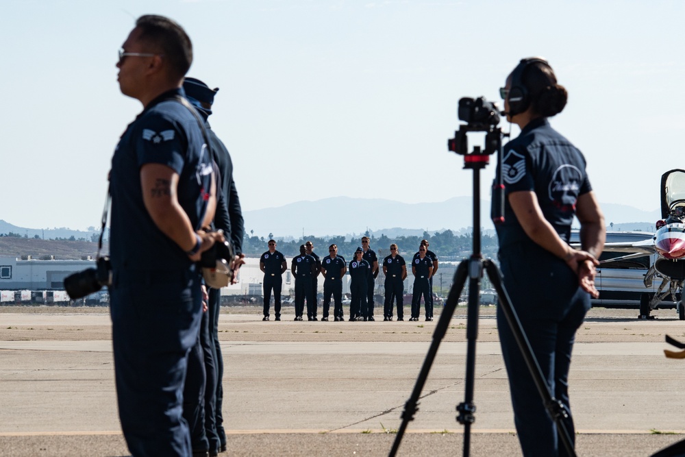 Air Force Thunderbirds at 2025 SoCal Air Show