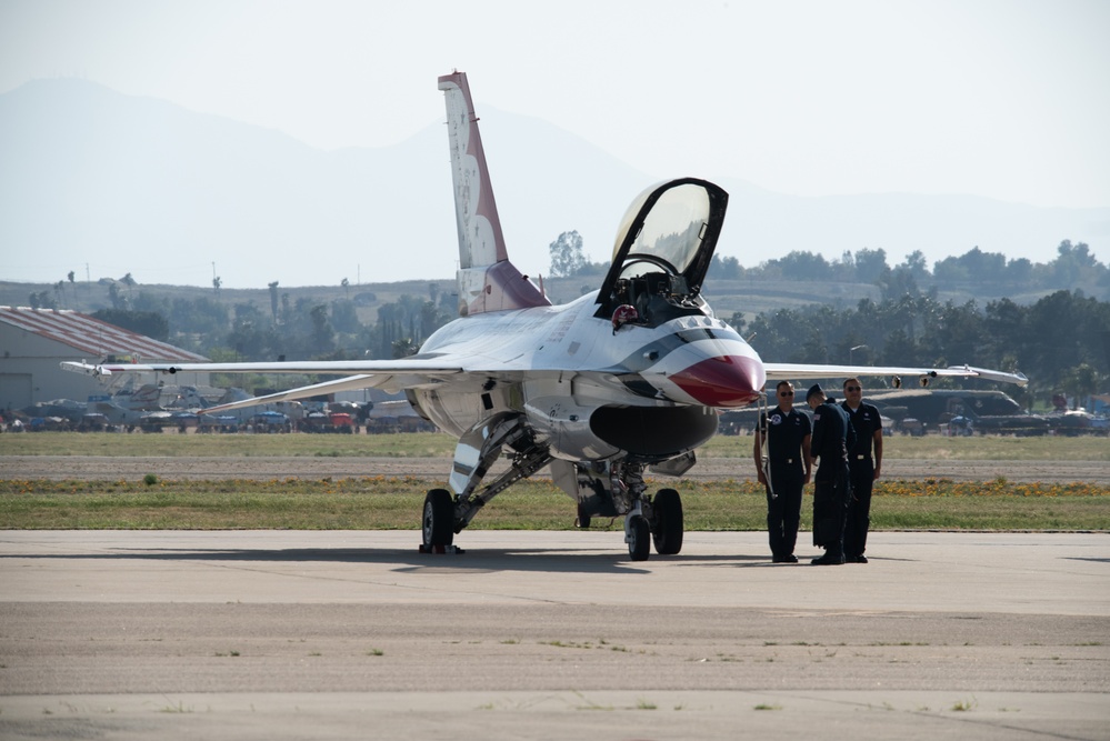 Air Force Thunderbirds at 2025 SoCal Air Show