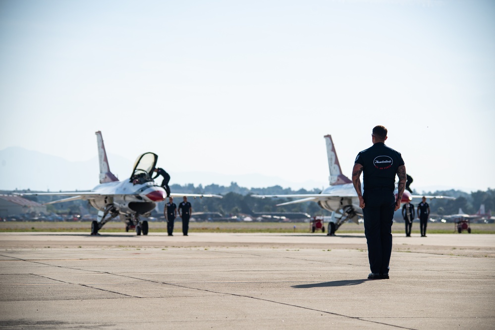 Air Force Thunderbirds at 2025 SoCal Air Show