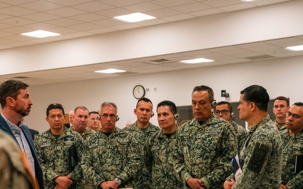 Army North and Mexican leaders visit PEO C3N as part of Fifth Army Inter-American Relations Program 2025