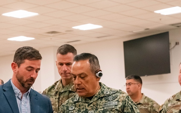 Army North and Mexican leaders visit PEO C3N as part of Fifth Army Inter-American Relations Program 2025