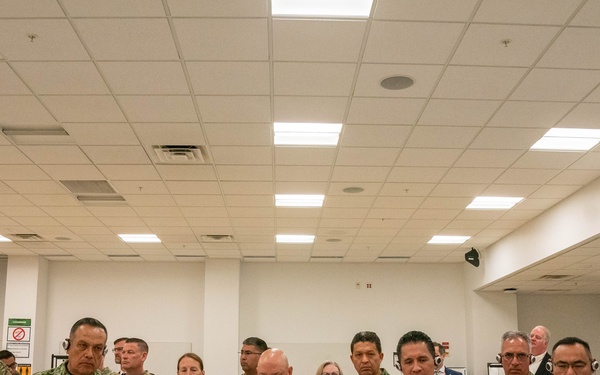 Army North and Mexican leaders visit PEO C3N as part of Fifth Army Inter-American Relations Program 2025