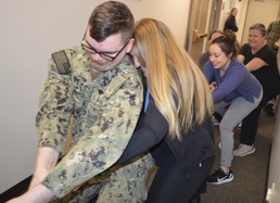 Occupational Therapists provide a handy reminder at Naval Hospital Bremerton