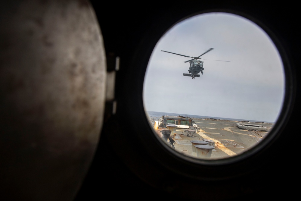 USS Stockdale conducts flight operations