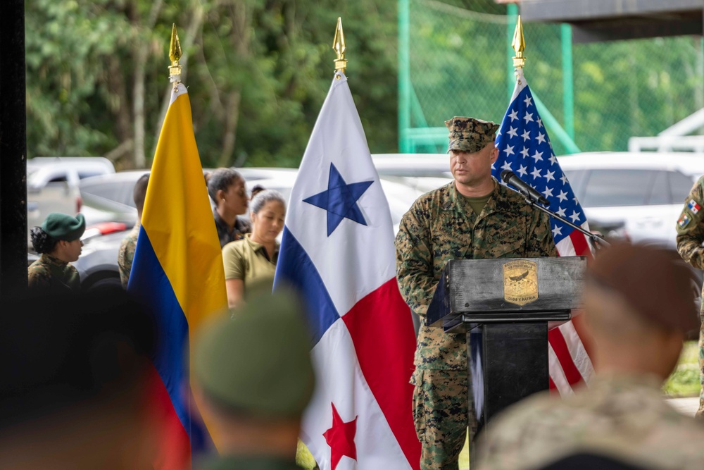 Personnel with the National Aeronaval Service of Panama graduate from courses hosted under the U.S.-Colombia Action Plan