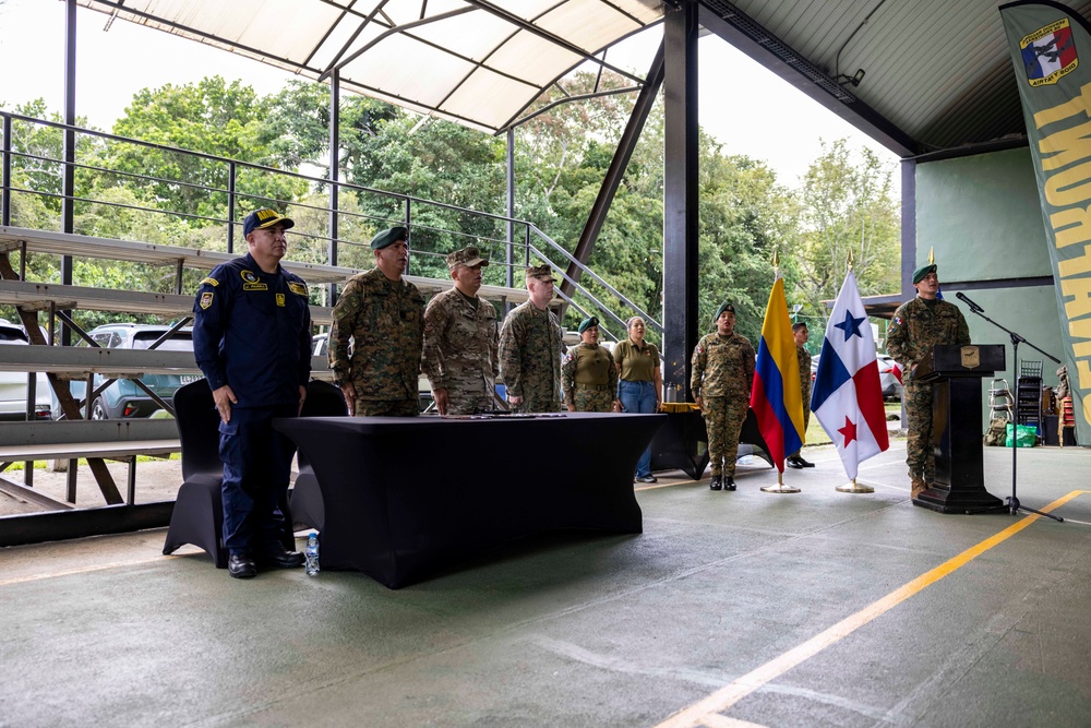 Personnel with the National Aeronaval Service of Panama graduate from courses hosted under the U.S.-Colombia Action Plan