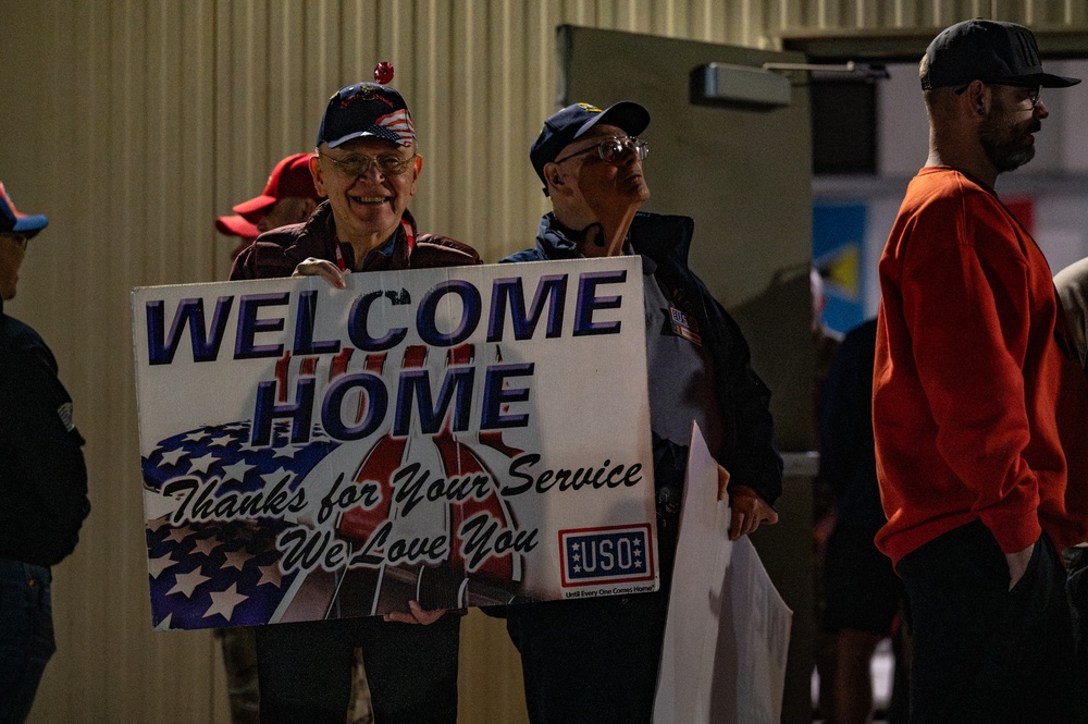 820th and 555th RED HORSE Squadron Airmen Return from Deployment