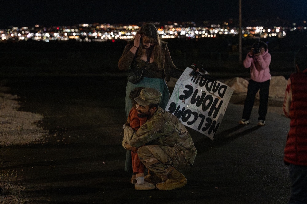 820th and 555th RED HORSE Squadron Airmen Return from Deployment