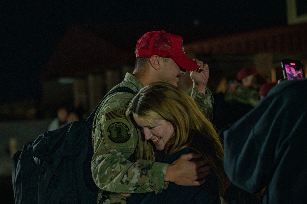 820th and 555th RED HORSE Squadron Airmen Return from Deployment
