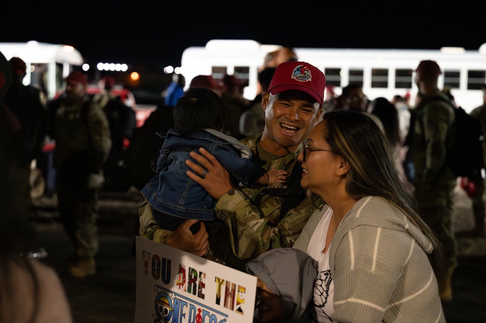 820th and 555th RED HORSE Squadron Airmen Return from Deployment
