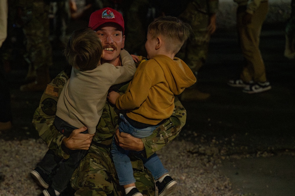 820th and 555th RED HORSE Squadron Airmen Return from Deployment
