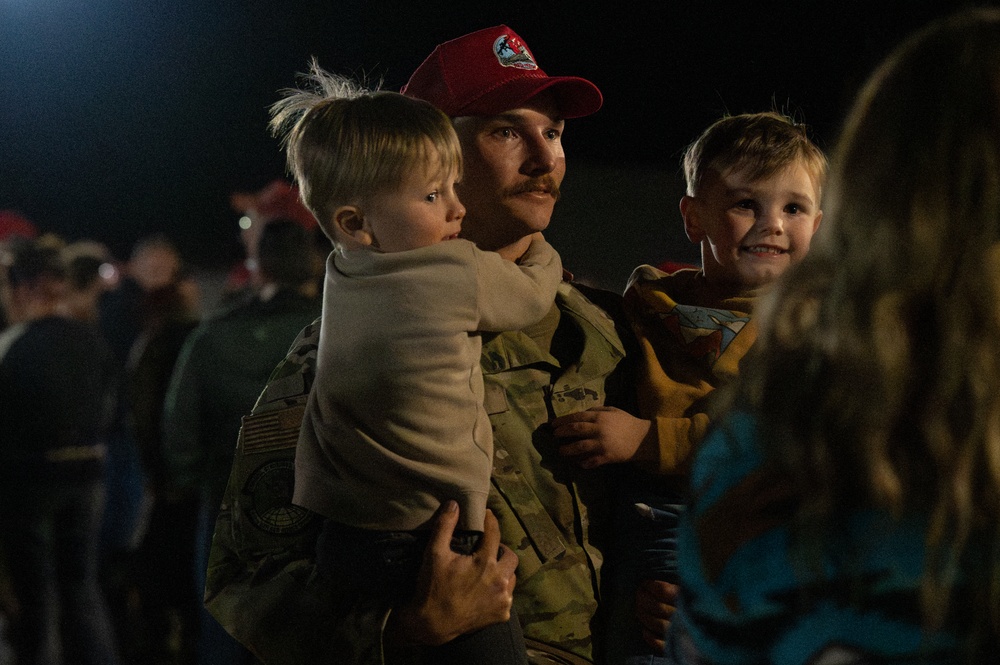 820th and 555th RED HORSE Squadron Airmen Return from Deployment