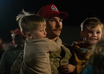 820th and 555th RED HORSE Squadron Airmen Return from Deployment