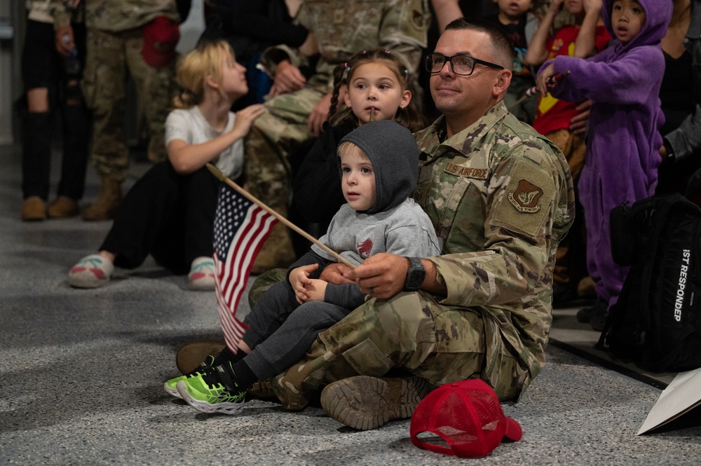 820th and 555th RED HORSE Squadron Airmen Return from Deployment
