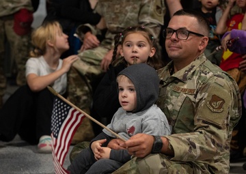 820th and 555th RED HORSE Squadron Airmen Return from Deployment