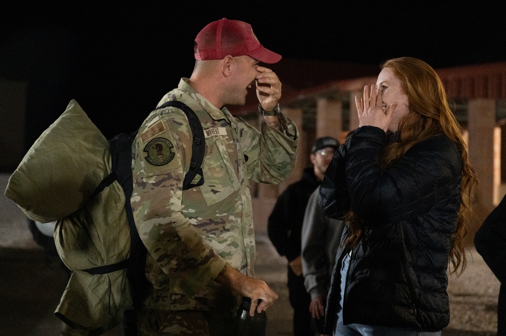 820th and 555th RED HORSE Squadron Airmen Return from Deployment