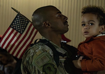 820th and 555th RED HORSE Squadron Airmen Return from Deployment