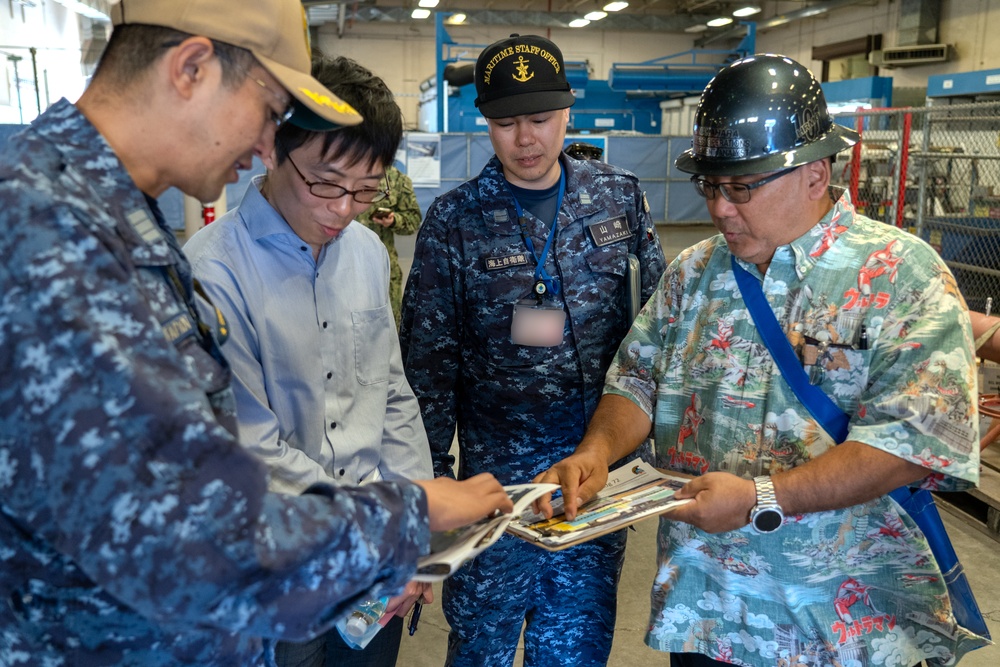 Strengthening Maritime Partnerships: Japanese Delegation Tours PHNSY &amp; IMF