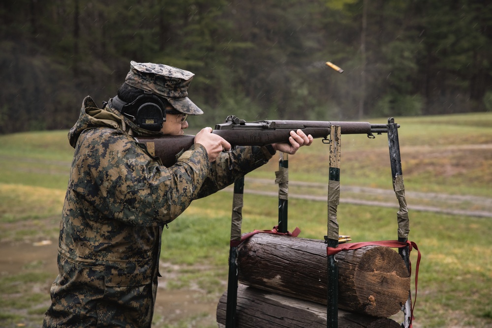 Marines Compete in Heritage Match During Marine Corps Marksmanship Championship