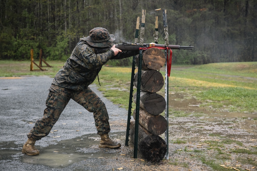 Marines Compete in Heritage Match During Marine Corps Marksmanship Championship